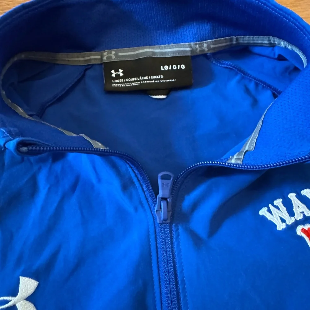 Under Armour Blue Wayne Baseball jacket - Picture 3 of 5